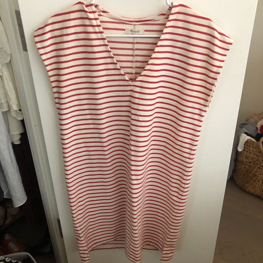 Madewell Red Stripe Dress
